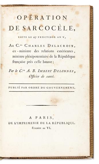 [Medicine & Science] Medical Books: Two French Imprints.